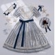 NyaNya Go To The Sea Top Skirt and OPs(Reservation/3 Colours/Full Payment Without Shipping)